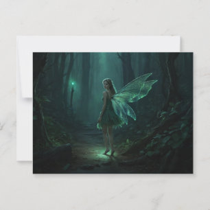 Betoverde Bos Fairy Fantasy Art Briefkaart