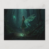 Betoverde Bos Fairy Fantasy Art Briefkaart (Voorkant)