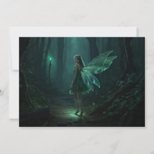 Betoverde Bos Fairy Fantasy Art Kaart