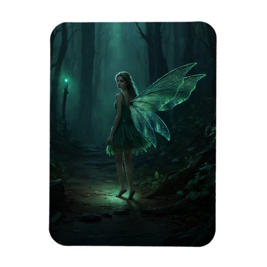 Betoverde Bos Fairy Fantasy Art Magneet (Verticaal)