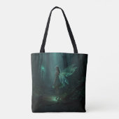 Betoverde Bos Fairy Fantasy Art Tote Bag (Achterkant)
