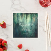 Betoverde Bos Fairy Lights Tuin Chique Bruiloft Servet (Insitu)