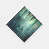 Betoverde Bos Fairy Lights Tuin Chique Bruiloft Servet (Hoek)