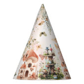 Betoverde Bos Fairy Meisje Paddestoel Party Pet Feesthoedjes (Links)