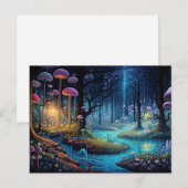 Betoverde Bos Fairy Tuin Magische Droomlandschap Briefkaart (Voorkant / Achterkant)