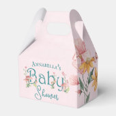 Betoverde Bos Fairy Tuin Roze Baby shower Bedankdoosjes (Voorkant Zijde)