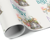 Betoverde Bos Feeëntuin Deur Baby Shower Cadeaupapier (Rol Hoek)