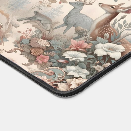 Betoverde Bos fluistert: Victoriaans Wildlife Bureaumat (Hoek)