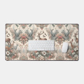 Betoverde Bos fluistert: Victoriaans Wildlife Bureaumat (Keyboard & Muis)