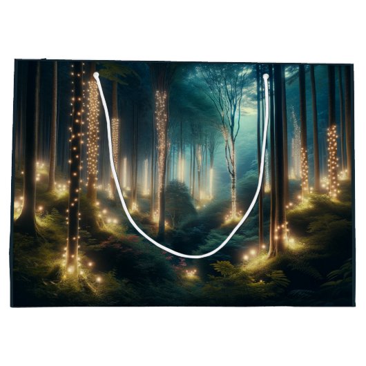 Betoverde Bos Gift Bag Groot Cadeauzakje (Achterkant)