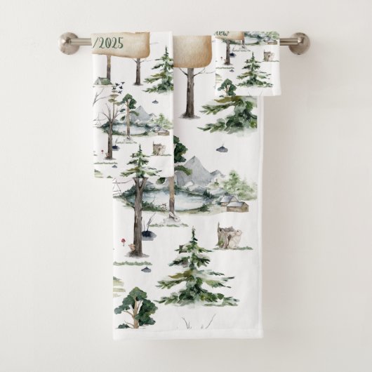 Betoverde Bos Harmonie Bad Handdoek (Insitu)