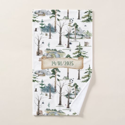 Betoverde Bos Harmonie  Bad Handdoek (Handdoek)