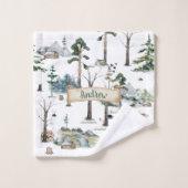 Betoverde Bos Harmonie Bad Handdoek (Wasdoekje)