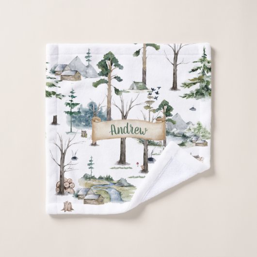 Betoverde Bos Harmonie Bad Handdoek (Wasdoekje)