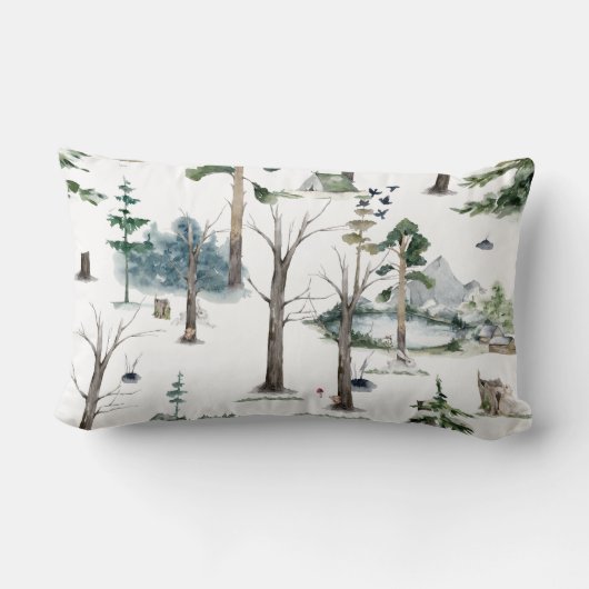 Betoverde Bos Harmonie  Kussen (Achterkant)