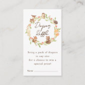 Betoverde Bos Luier Raffle Informatiekaartje (Voorkant)