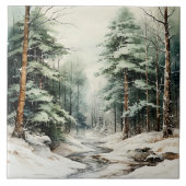 betoverde bos ontsnapping keramische Tegel Tegeltje (Voorkant)