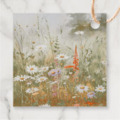 Betoverde bos paddenstoel bruidsdiner bedankjes labels (Achterkant)