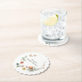 Betoverde Bos Paddenstoelen Bruidsdiner Kartonnen Onderzetters (Insitu)