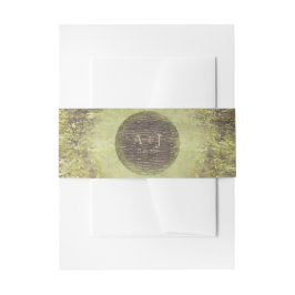 Betoverde Bos Rustieke Bomen Woodland Bruiloft Uitnodigingen Wikkel