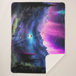 Betoverde bos sherpa deken