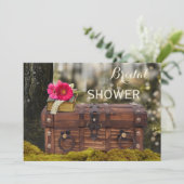 Betoverde Bos Tuin Bruids Douche Uitnodiging (Staand voorkant)