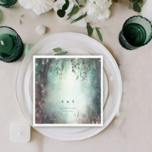 Betoverde Bos Vines Gouden Mauve Magische Bruiloft