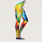 Betoverde bos zonsondergang leggings (Rechts)