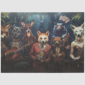 Betoverde Bosband Decoupage Tissuepapier (Voorkant)