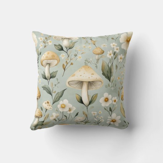 betoverde bosflora kussen (Achterkant)