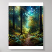 "Betoverde bosfluisteraars" Poster (Voorkant)