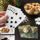 Betoverde Bosgodin met Vlinders (2) Pokerkaarten (Insitu)