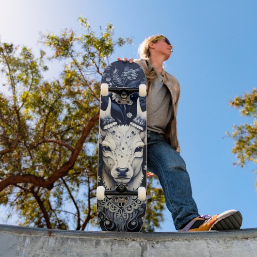 Betoverde bosherten winterbloei persoonlijk skateboard (Buiten 1)