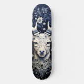Betoverde bosherten winterbloei persoonlijk skateboard (Voorkant)
