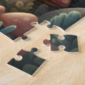 Betoverde Bosnacht Hedgehog Moonlit Sanctuary Legpuzzel (Zijkant)