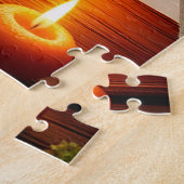 Betoverde bosomgeving met feeën legpuzzel (Zijkant)