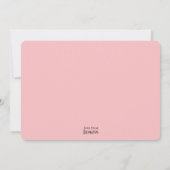 Betoverde Bospad Bruiloft Viering Kaart (Achterkant)