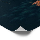 Betoverde bospad poster (Hoek)