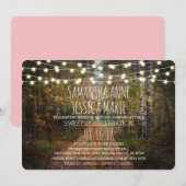 Betoverde Bospad TWINS Sweet 16 Viering Kaart (Voorkant / Achterkant)