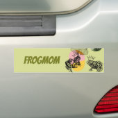 Betoverde Bospaddenstoelen en Kikkers Custom Bumpersticker (Op auto)