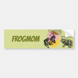 Betoverde Bospaddenstoelen en Kikkers Custom Bumpersticker