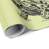 Betoverde Bospaddenstoelen en Kikkers Custom Cadeaupapier (Rol Hoek)