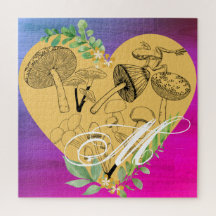 Betoverde Bospaddenstoelen en Kikkers Custom