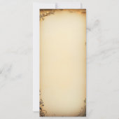 Betoverde Bossen Forest Fairy Tale Wedding Scroll Kaart (Achterkant)