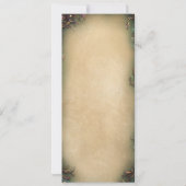 Betoverde Bossen Forest Fairy Tale Wedding Scroll Kaart (Achterkant)