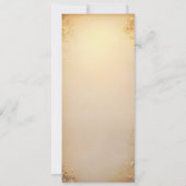 Betoverde Bossen Forest Fairy Tale Wedding Scroll Kaart (Achterkant)