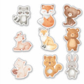 Betoverde Bossen: Woodland Animals Scrapbook Stick Sticker (Voorkant)