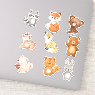 Betoverde Bossen: Woodland Animals Scrapbook Stick Sticker