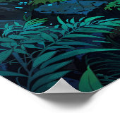 Betoverde bosstroom poster (Hoek)