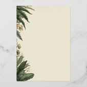  betoverde bosuitnodiging folie uitnodiging (Achterkant)